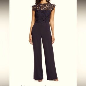 Marina Black lace Jumpsuit